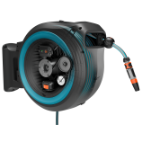 Gardena PowerRoll XL stenska škatla za cev 35 m, turkizna – brez akumulatorja