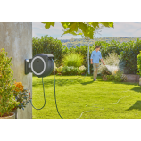 Gardena PowerRoll XL stenska omarica za cev 35 m, bela – komplet