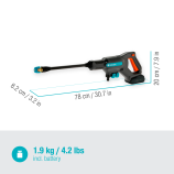 Gardena akumulatorski srednjetlačni čistilnik AquaClean 24/18 V P4A Premium – komplet
