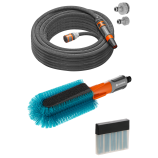 Gardena Cleansystem komplet za pranje koles s krtačo, cevjo in milnimi palicami