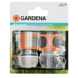 Gardena Komplet za priključitev cevi (hitri priključek 13 mm in 15 mm)