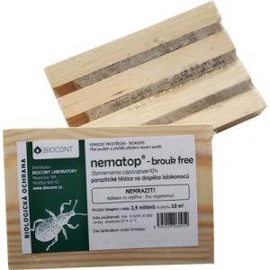 Brez hroščev Nematop parazitske nematode proti odraslim plevelom