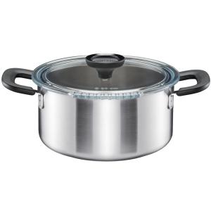 Fiskars Lonec s pokrovom, 3,0 L / 20 cm, iz nerjavečega jekla 1072316