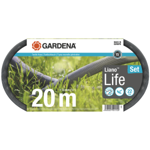 Gardena tekstilna cev Liano™ Life 20 m – komplet