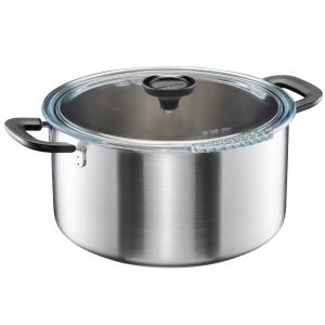 Fiskars Lonec s pokrovom, 7,0 L / 26 cm, iz nerjavečega jekla 1072318