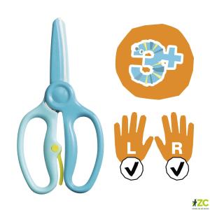 Fiskars škarje za usposabljanje, turkizna 3+ 1064068