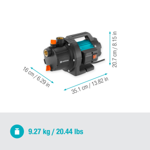 Gardena vrtna črpalka 3000/4 Set