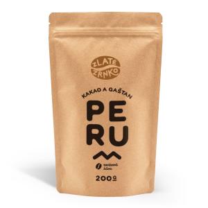 Zlaté Zrnko Peru kava v zrncih